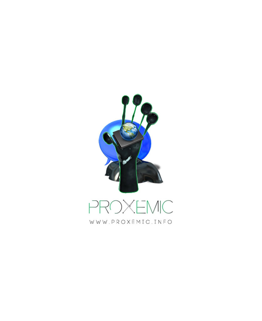 proxemic icon set sharing the same perimeter